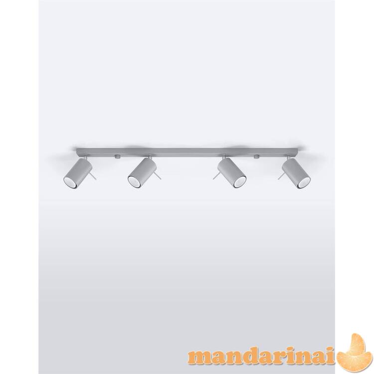 Šviestuvas žiedas 4L pilkos spalvos 1