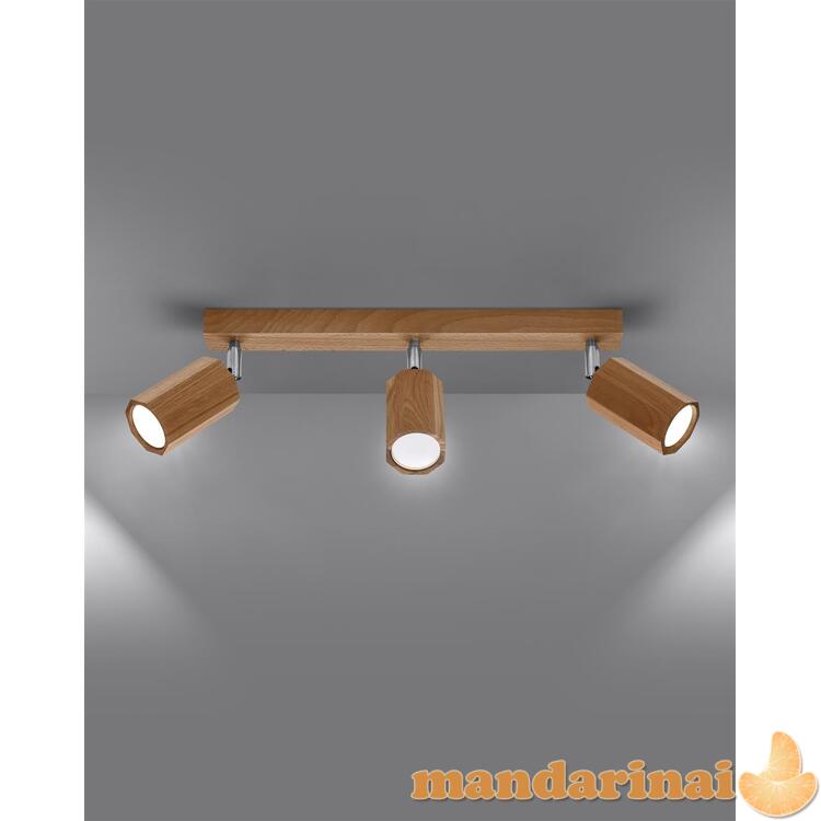 Lubinis šviestuvas zeke 3 ąžuolas