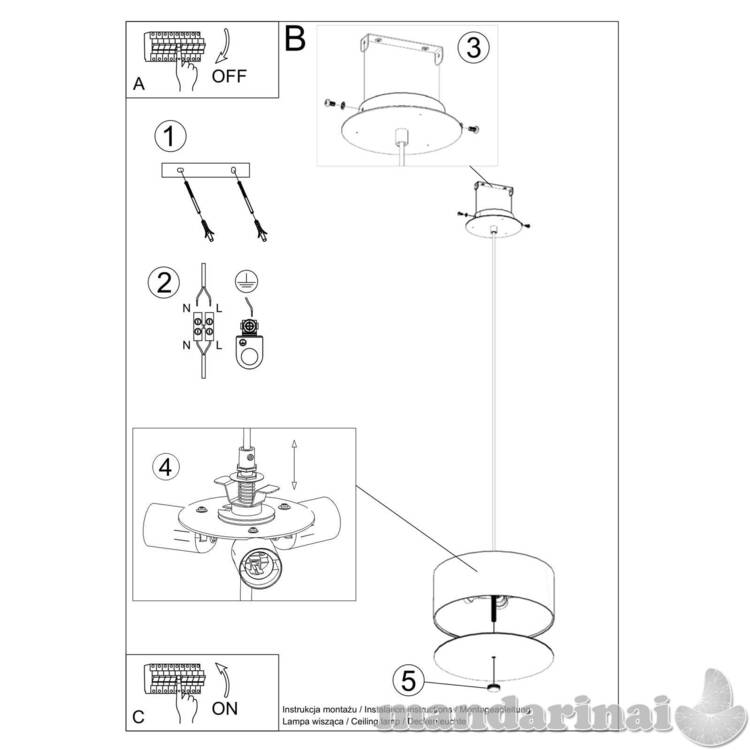 Liustra SKALA 30 balta