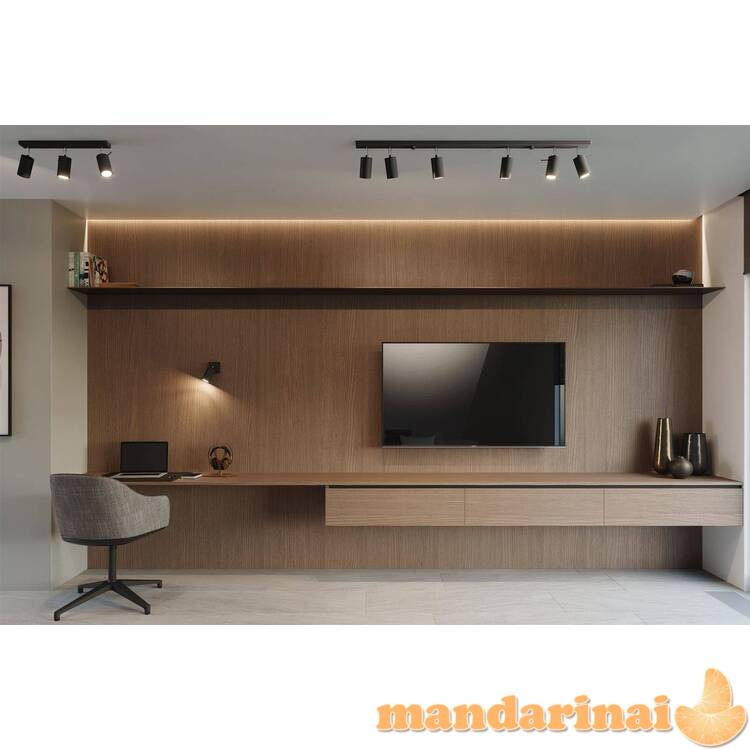 Šviestuvas žiedas 6L juodas 4