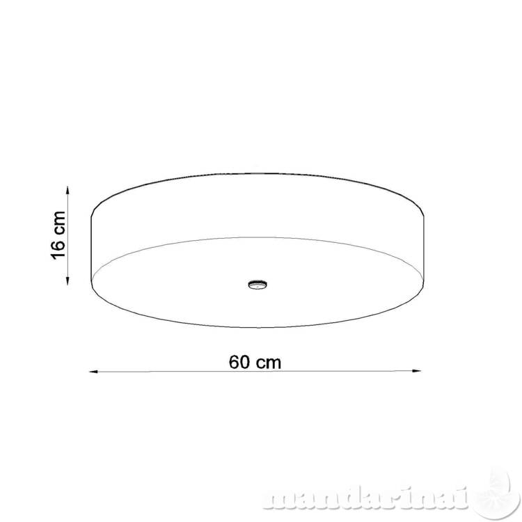 Lubinis šviestuvas SKALA 60 juoda 3