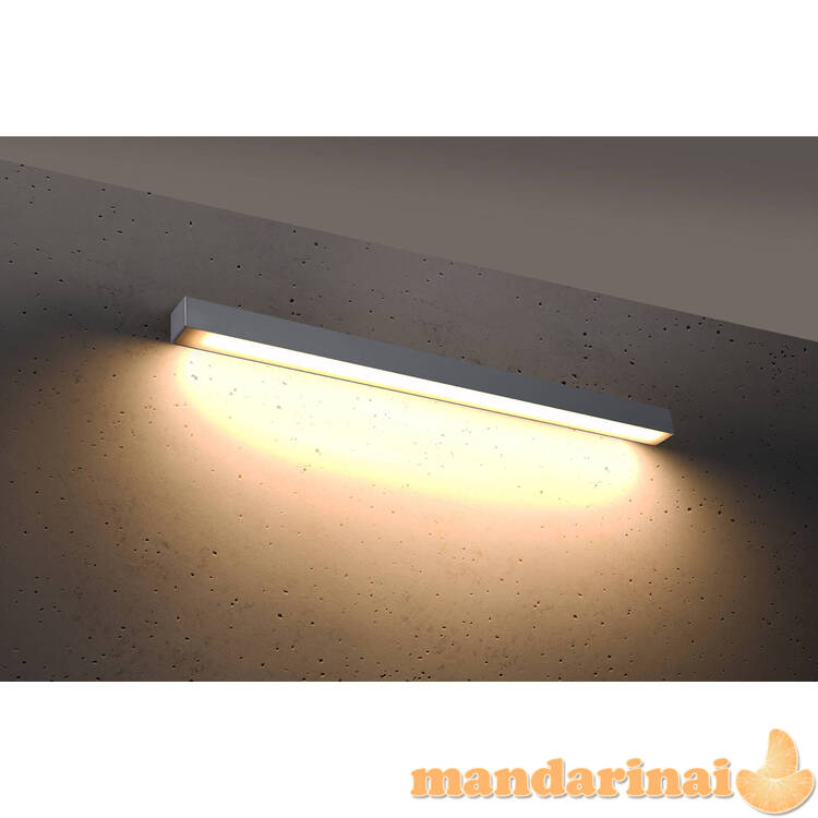 Sieninis šviestuvas PINNE 90 pilkos spalvos 2