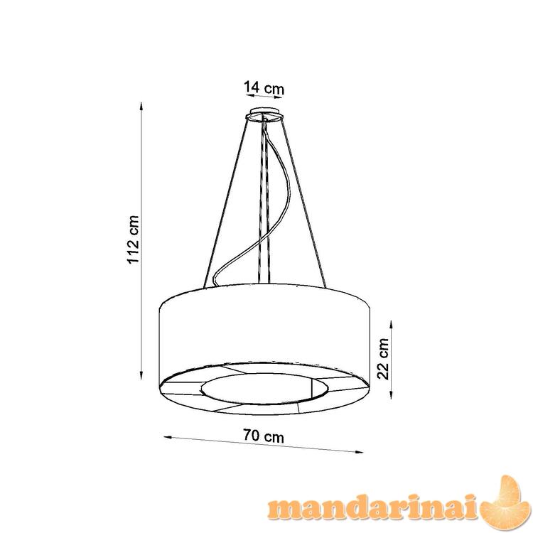 Liustra saturno 70 balta
