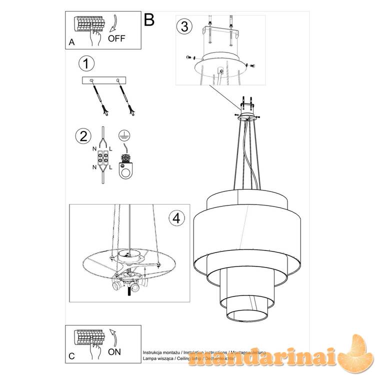Liustra refleksija 80 balta