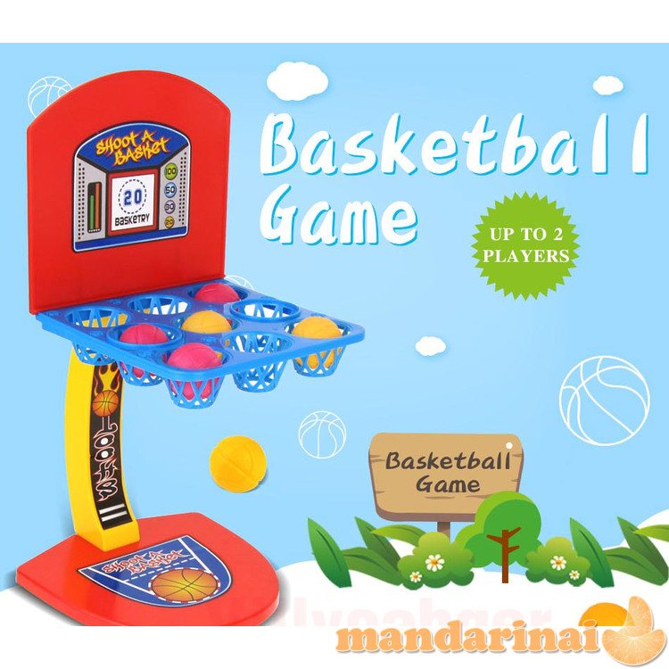 Arkadinis mini krepšinio žaidimas 2 žaidėjams