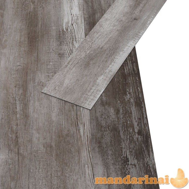 Grindų plokštės, medienos rudos, pvc, 5,26m², 2mm, matinės