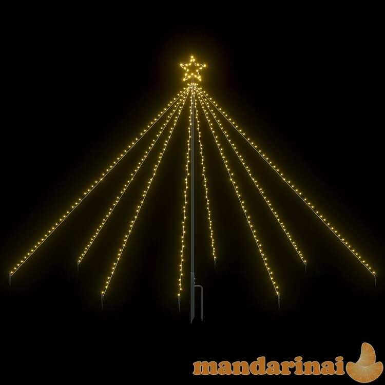 Kalėdų eglutės girlianda-krioklys, 400 led lempučių, 2,5m