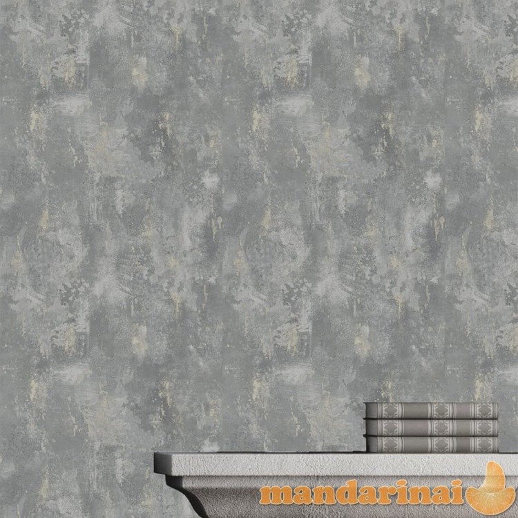 Dutch wallcoverings tapetai, betono pilkos spalvos, tp1008