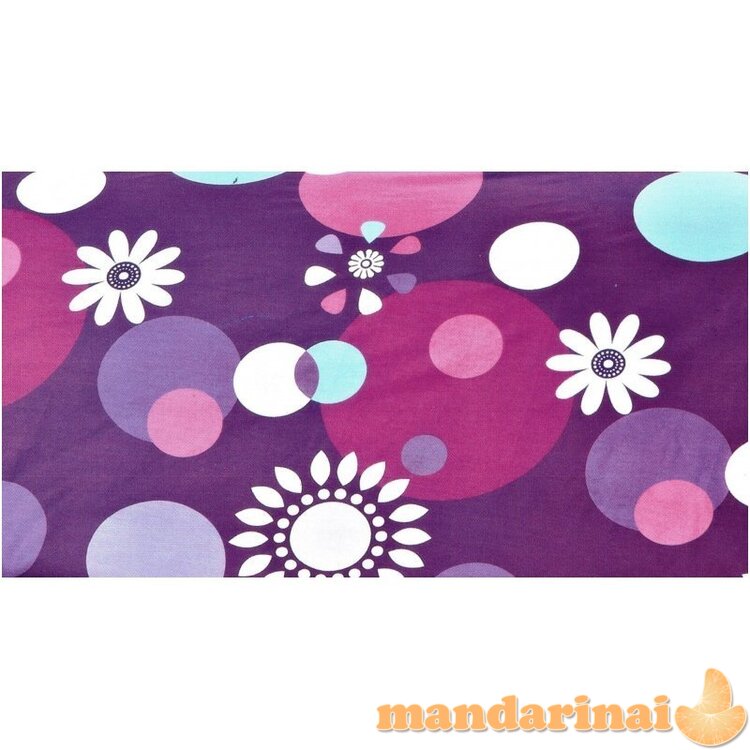 Keturių dalių patalynės komplektas "Violetinis Žaidimas", 180x200 cm