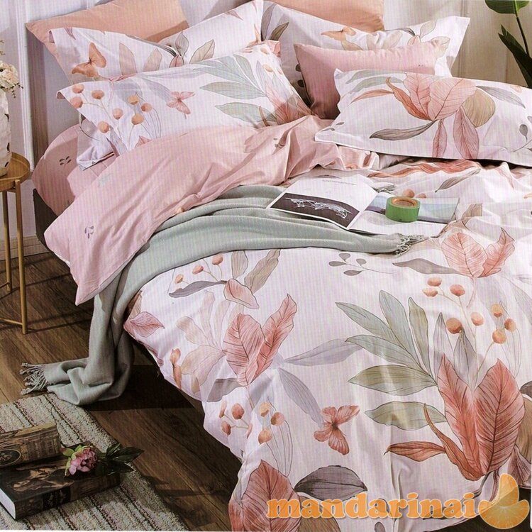 Keturių dalių dvipusis patalynės komplektas "Oazė", 200x220 cm