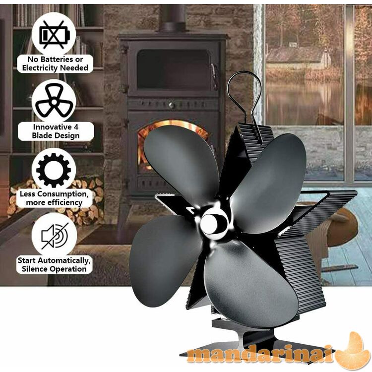 Termoelektrinis ventiliatorius židiniams ir krosnims
