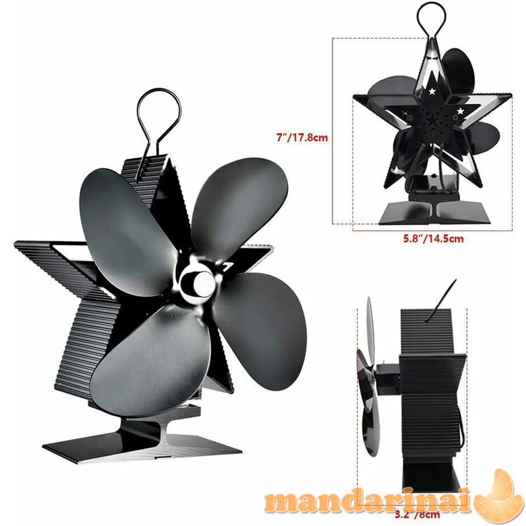 Termoelektrinis ventiliatorius židiniams ir krosnims