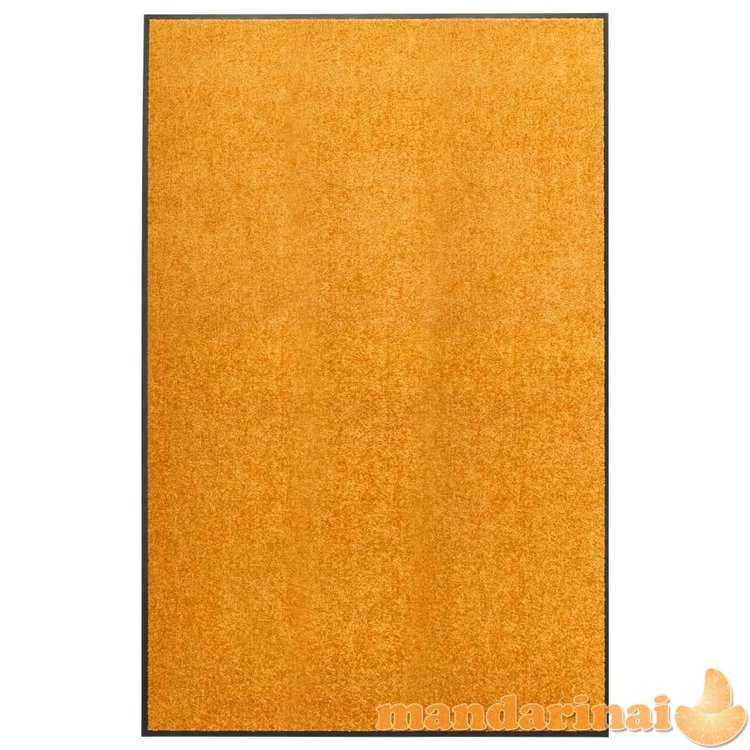 Durų kilimėlis, oranžinės spalvos, 120x180cm, plaunamas