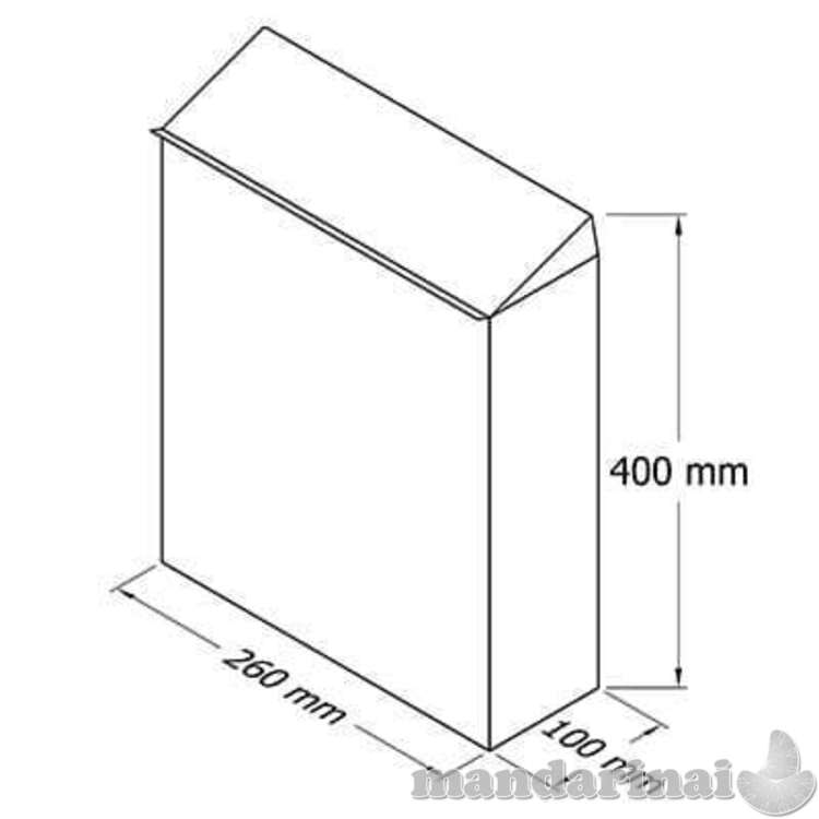 PAŠTO DĖŽUTĖ PD 940, JUODA