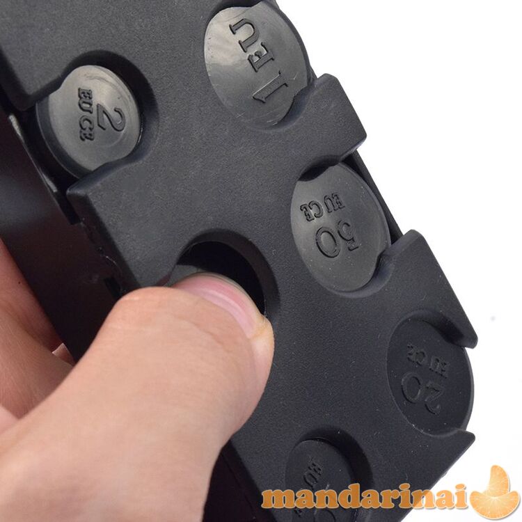 Euro monetų dėtuvės - piniginės