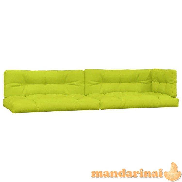 Pagalvėlės sofai iš palečių, 5vnt., šviesiai žalios spalvos
