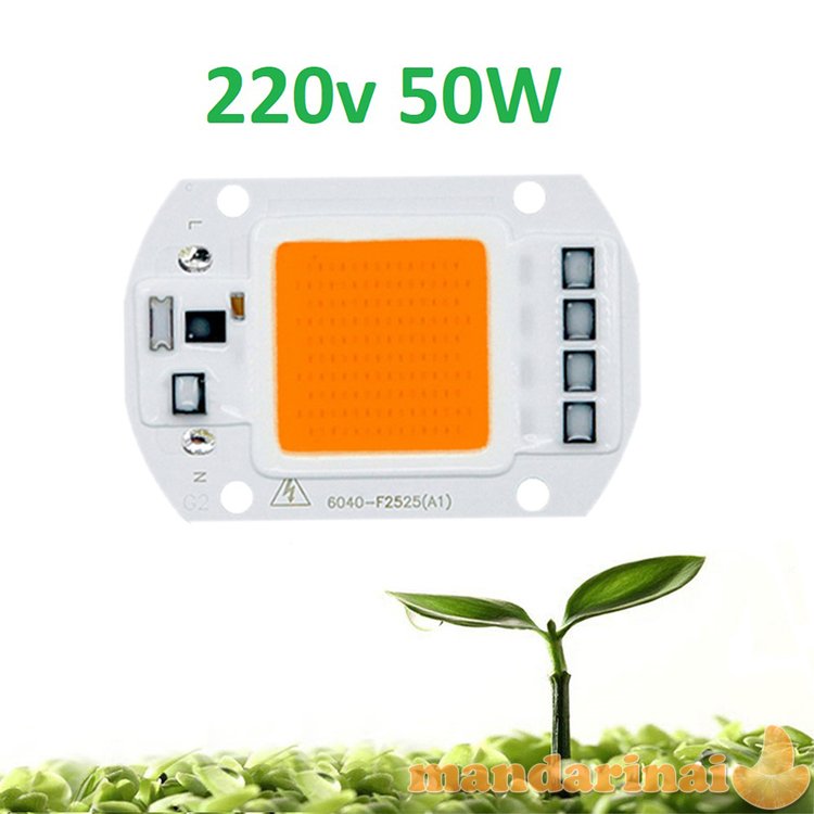 Pilno spektro 50W 220V led modulis augalams