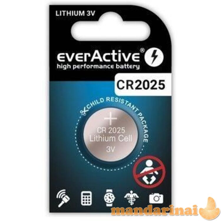 Ličio baterija CR2025