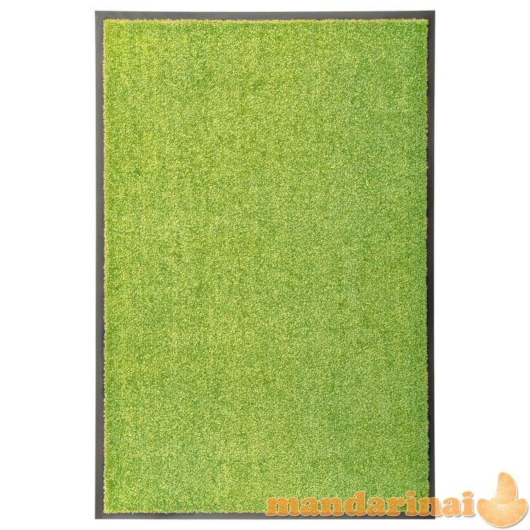 Durų kilimėlis, žalios spalvos, 60x90cm, plaunamas