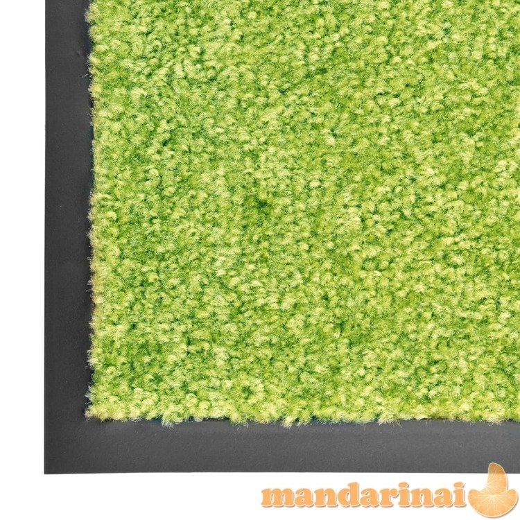 Durų kilimėlis, žalios spalvos, 60x90cm, plaunamas