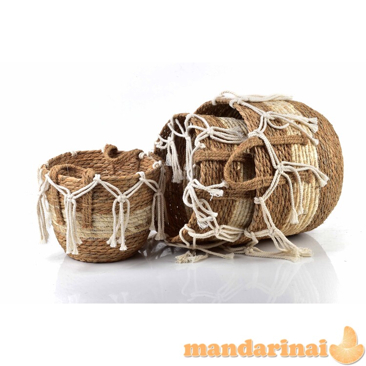 Krepšeliai L 33XH27CM, M 29XH24CM, S24XH21CM 1