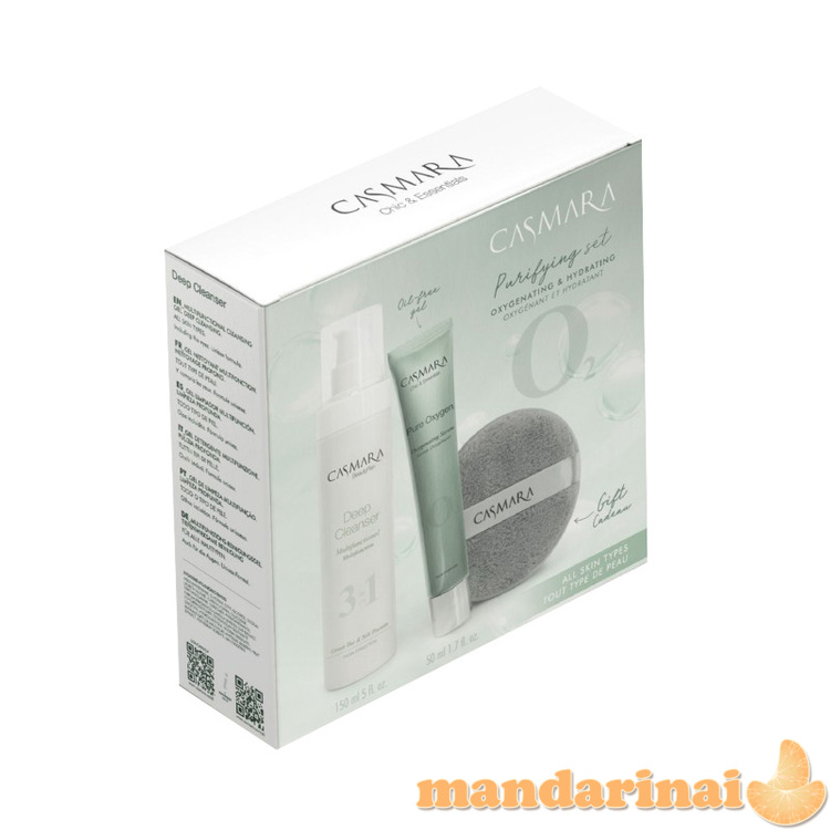 Veido priežiūros priemonių rinkinys Purifying Set Hydrating Serum, 