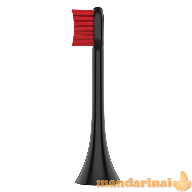 Įkraunamas, elektrinis, garsinis dantų šepetėlis, juodas 