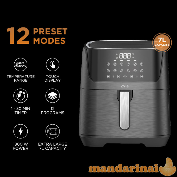 Karšto oro gruzdintuvė Zyle 