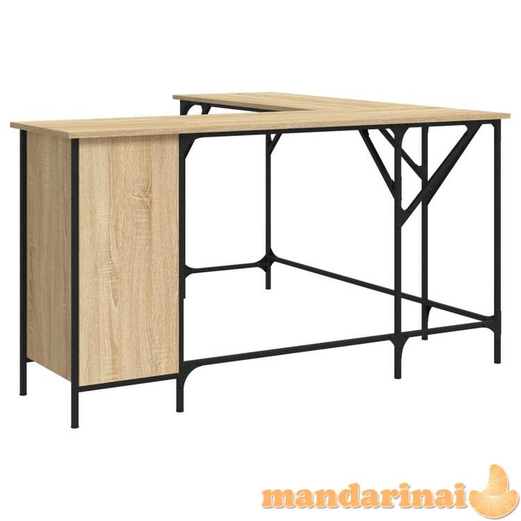 Rašomasis stalas, ąžuolo, 141x141x75cm, apdirbta mediena