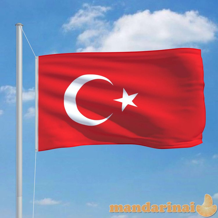 Turkijos vėliava, 90x150cm