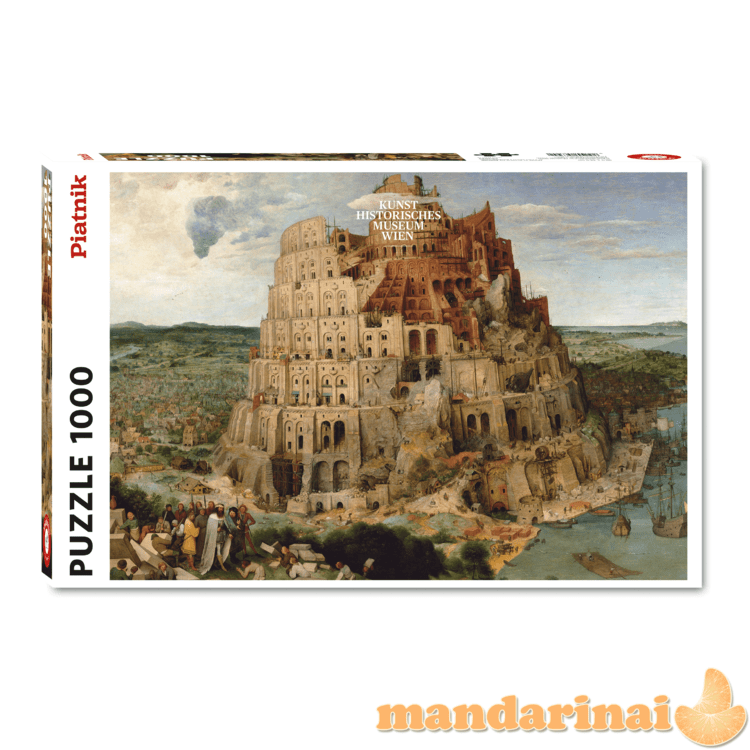Dėlionė „Bruegelis. Babilono bokštas“, 1000 det.