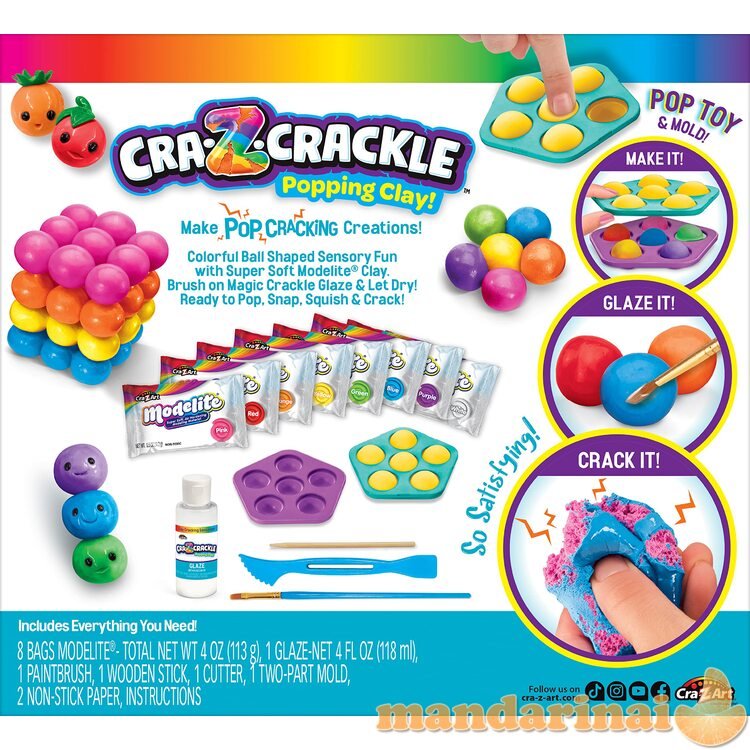 CRA-Z-ART Cra-Z-Crackle Sensorinis rinkinys „Pop-Mazing 