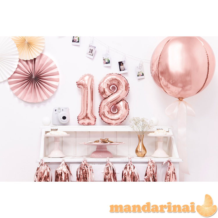 Folinis balionas - rožinis auksas 5