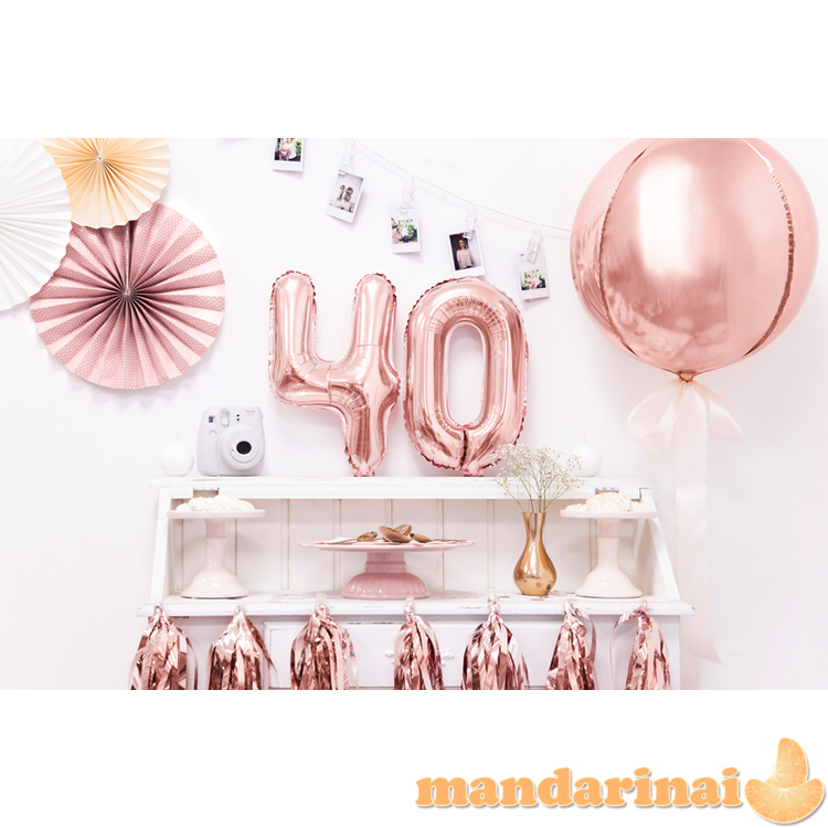 Folinis balionas - rožinis auksas 6