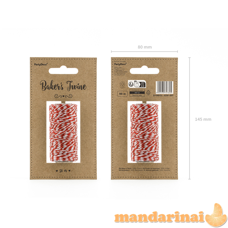 Baker s Twine, red, 50m (1 pc. / 50 lm) 6