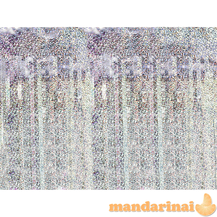 Party curtain, holographic, 90 x 250cm