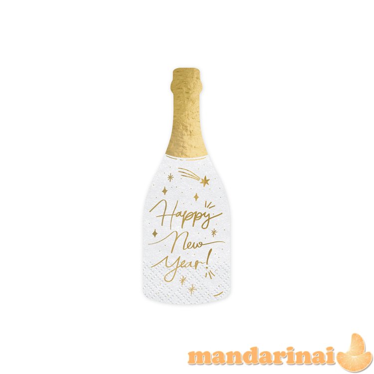 Napkins Champagne, mix, 7x19 cm (1 pkt / 20 pc.)