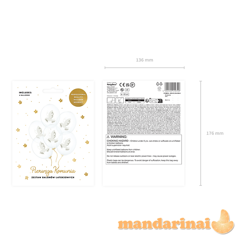 Balionai &bdquo;Balandis&quot  30cm