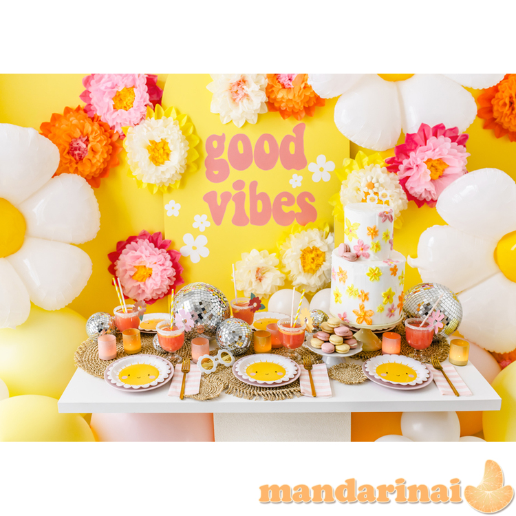 Drink tags Flowers, mix, 5.5-9.5x5.7-10cm (1 pkt / 10 pc.) 7