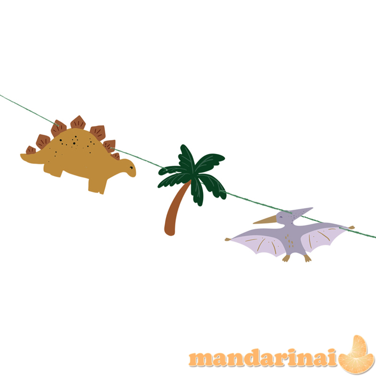 Banner Happy Birthday Dino, 3 m, mix 6