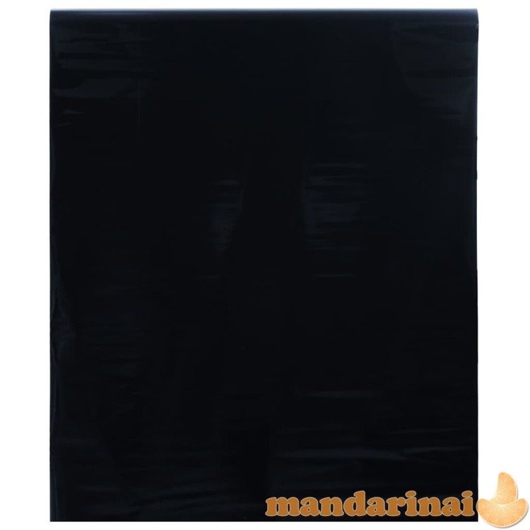 Langų plėvelė, juoda, 90x2000cm, pvc, statinė, matinė