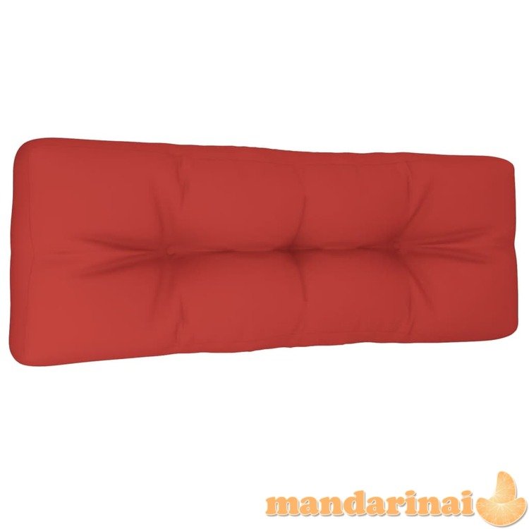 Paletės pagalvėlė, raudonos spalvos, 120x40x12cm, audinys