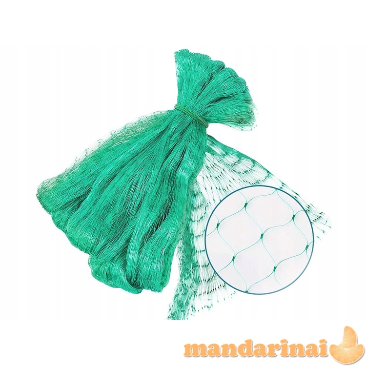 Apsauginis tinklas nuo paukščių nano, žalios spalvos, 6x4m