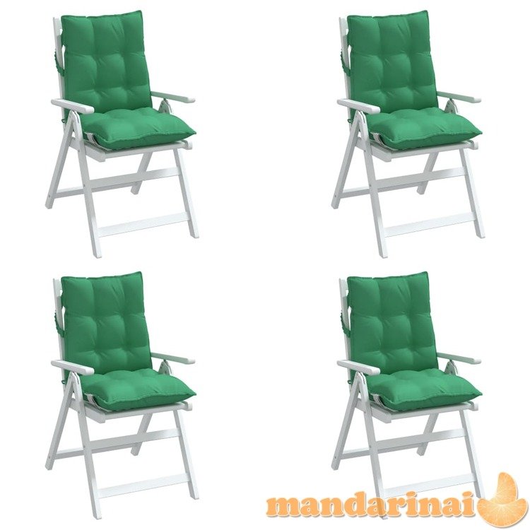 Kėdės pagalvėlės, 4vnt., žalios, oksfordo audinys
