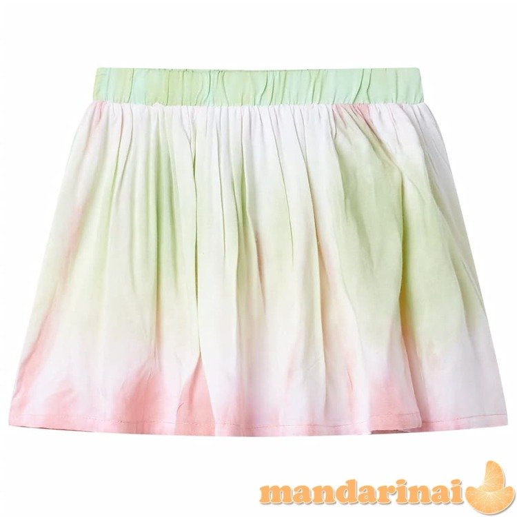 Vaikiškas klostuotas sijonas, šviesiai rožinės spalvos, 128 dydžio