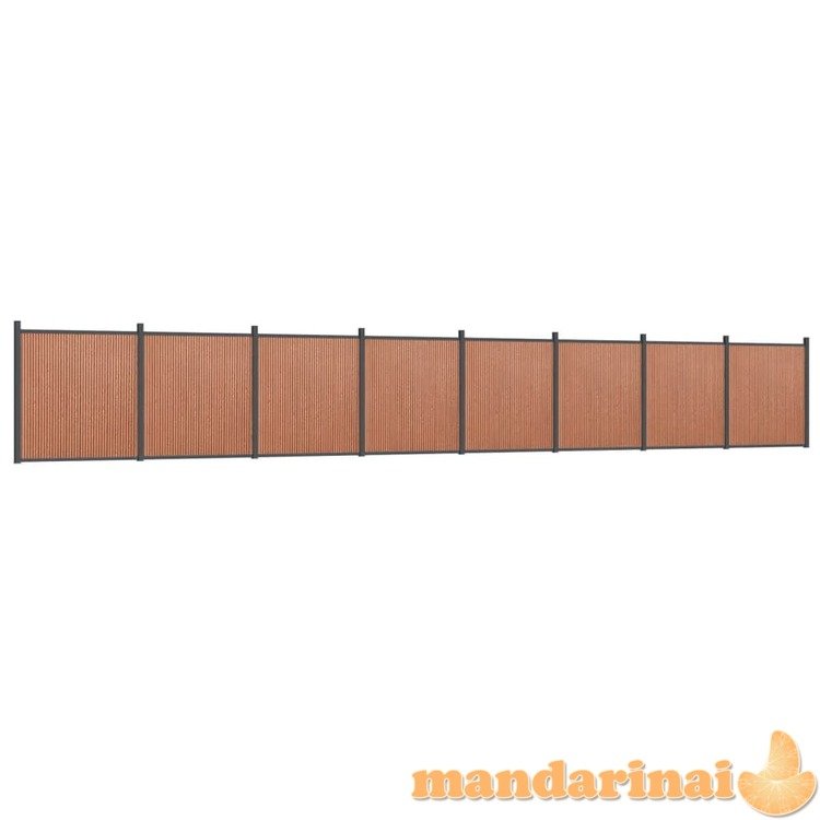 Tvoros segmentas, rudos spalvos, 1391x186cm, wpc