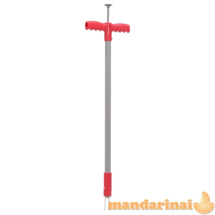 Piktžolių šalinimo įrankis, raudonas ir pilkas, 93,5cm, plienas