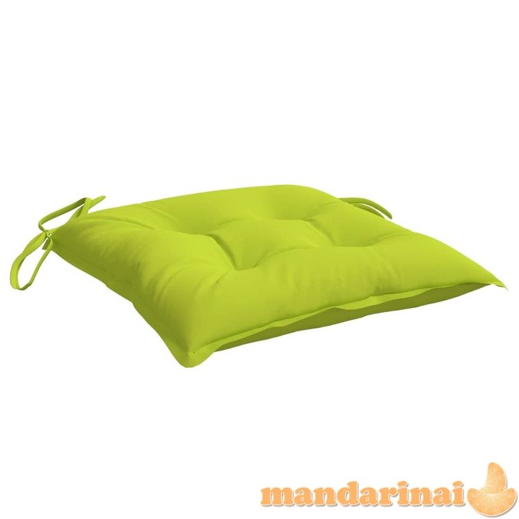 Palečių pagalvėlės, 4vnt., ryškiai žalios, 50x50x7cm, audinys