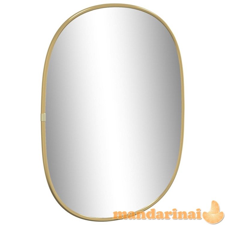 Sieninis veidrodis, auksinės spalvos, 40x30cm