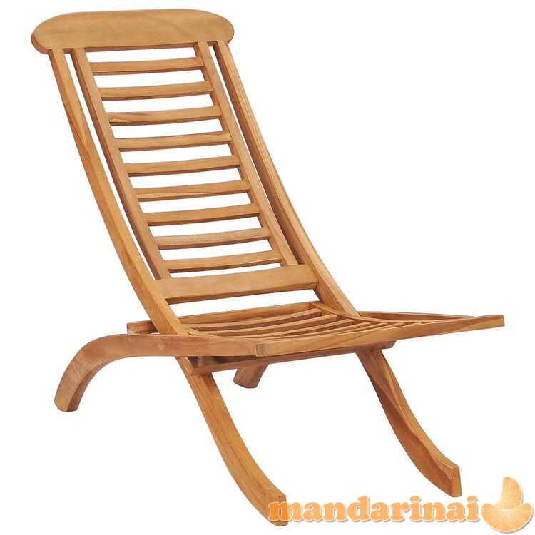 Sulankstoma sodo kėdė, 50x90x69cm, tikmedžio medienos masyvas